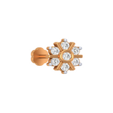 18K Gold & Diamond Nose Pin NP-118